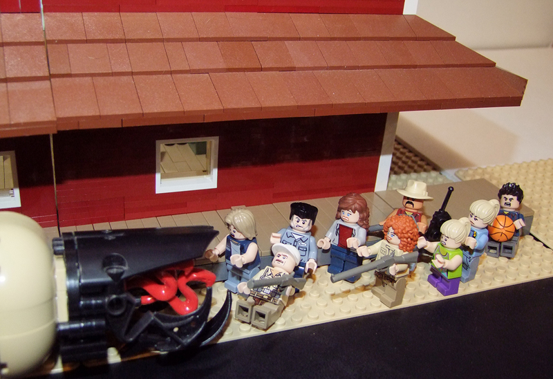 Illustration for article titled Celebrating America with a Tremors Lego set